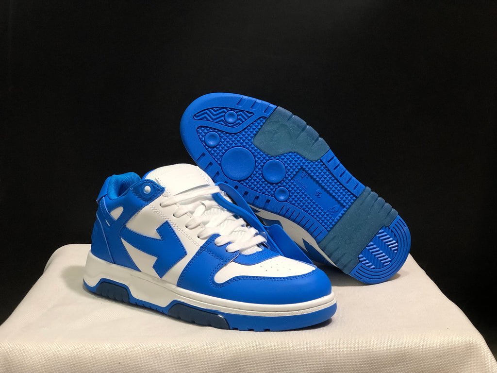 Off-White Out Of Office Blue White Low-Top Sneakers