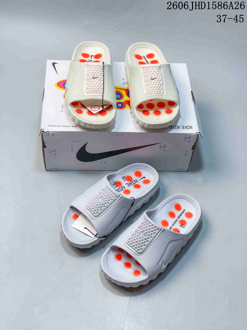 Nike Mind 001 Slide Sandals in White