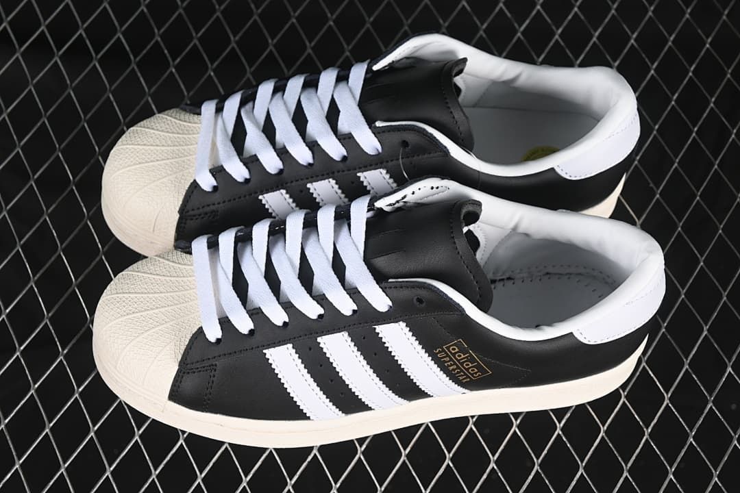 Adidas Superstar JI0319 Black and White Sneakers