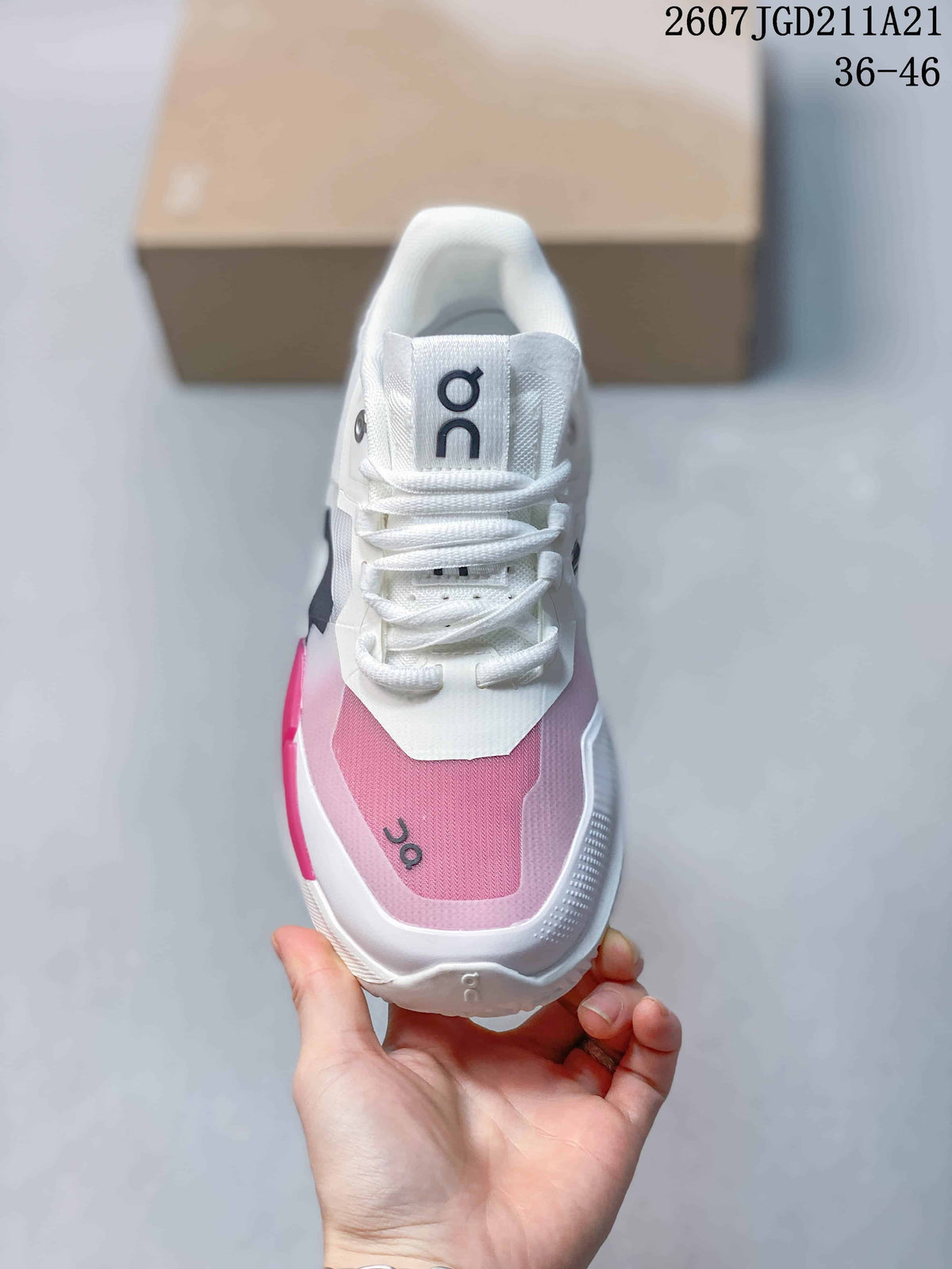 On THE ROGER Pro 2 Tennis Sneakers White Pink 2607TGD211A21