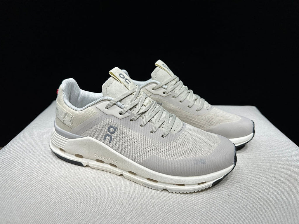 On Cloudnova Form 2 Sneakers in Cream Ivory