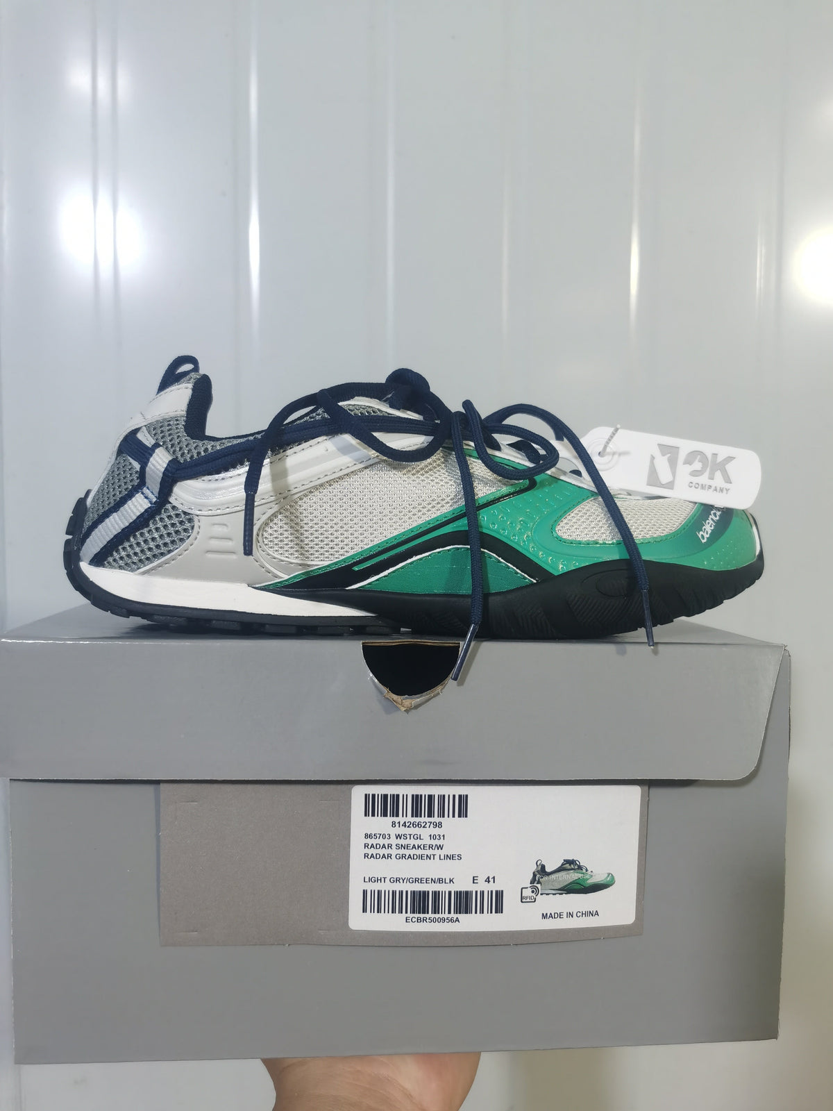 Balenciaga Radar Sneaker Light Grey Green Black 1031