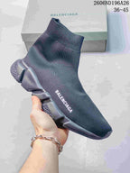 Balenciaga Speed Sock-Style Sneakers with Segmented Sole