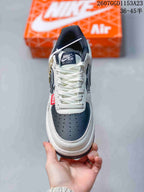 Nike Air Force 1 '07 Low White Navy Sneakers 2607GGD1153A23