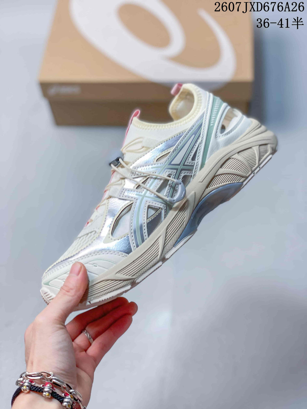 ASICS Gel-Kayano 14 Sneakers White Silver Pink 2607JXD676A26