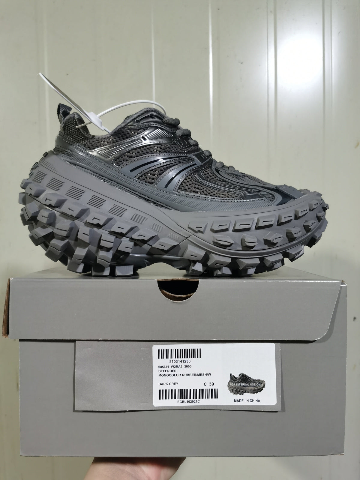 Defender 3000 Chunky Sneakers Dark Gray