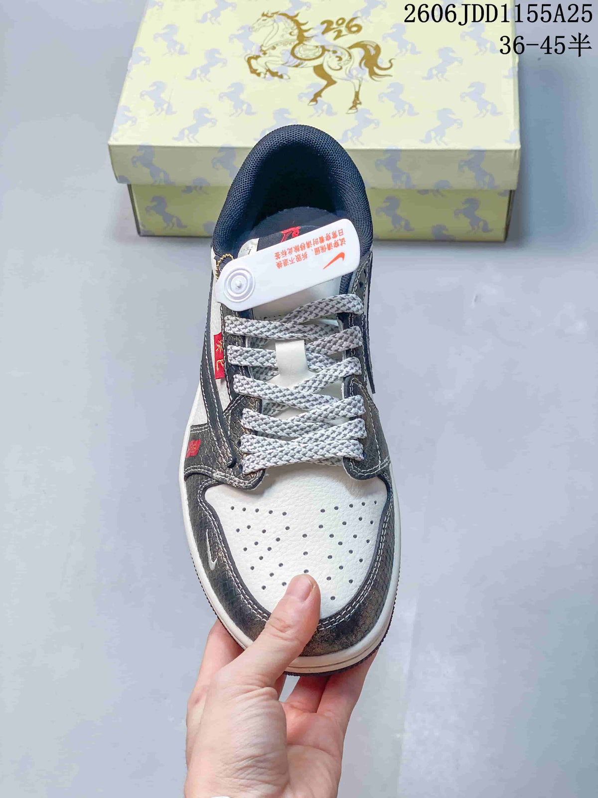 Jordan Air Jordan 1 Low OG SP Travis Scott Fragment White Black