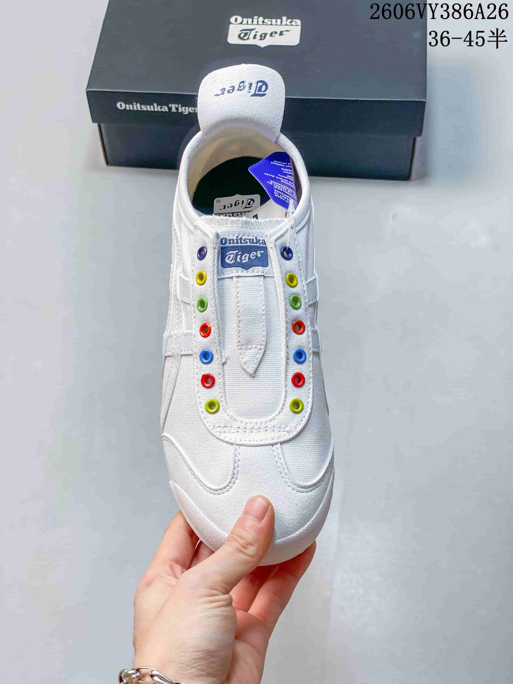 Onitsuka Tiger Mexico 66 White Slip-On Sneakers 1183A360