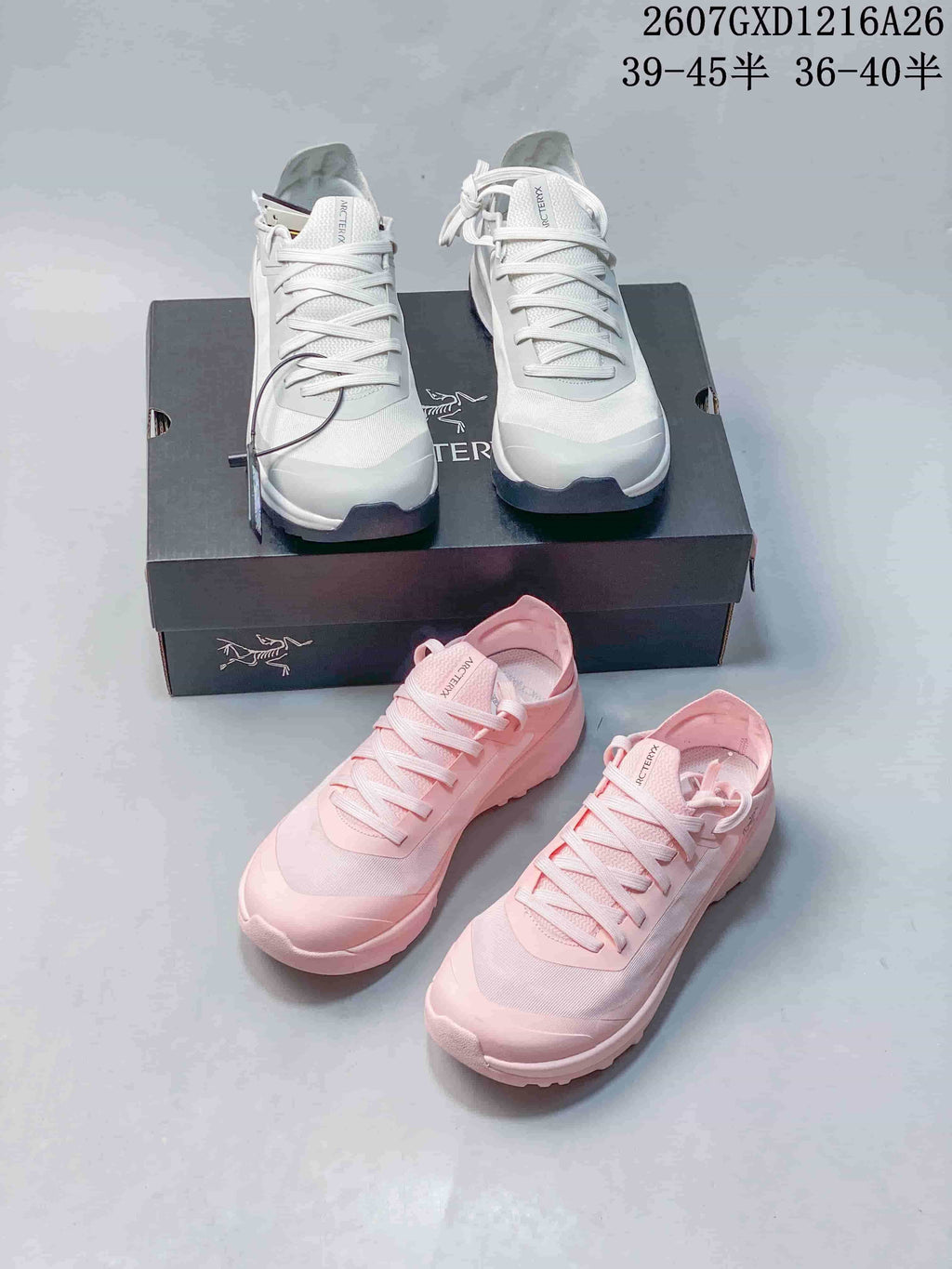 Arc'teryx Sylan Low-Top Trail Running Shoes White and Pink