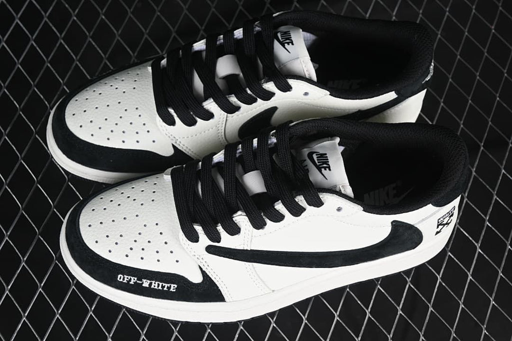 Air Jordan 1 Low OG SP Black and White Sneakers