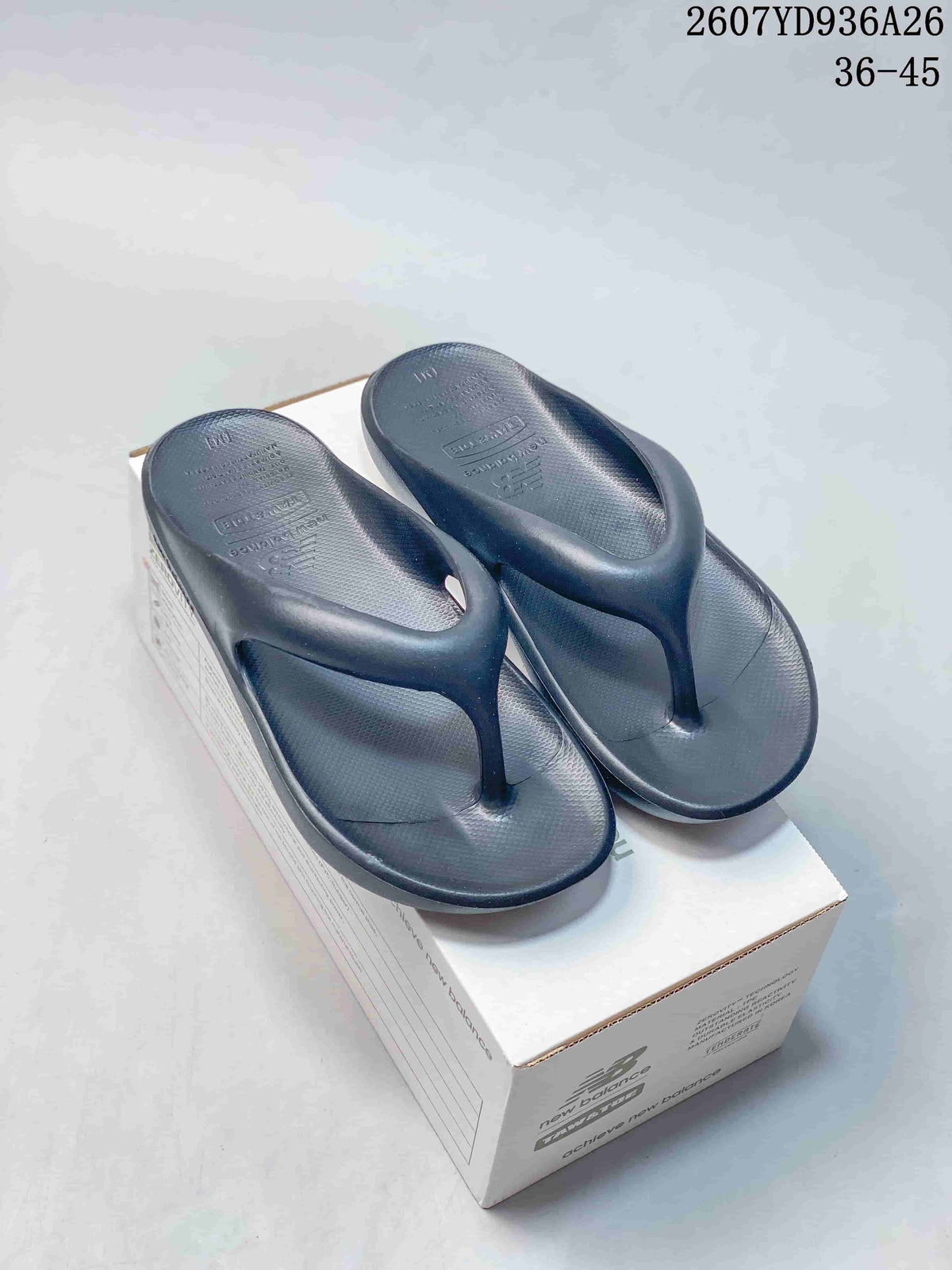 New Balance NB5601 Black Flip-Flop Sandals