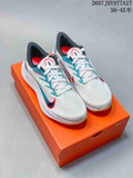 Nike Zoom Winflo 7 Men's Low-Top Running Shoes White Blue