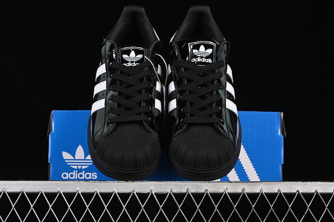 Adidas Superstar II JH7756 Black and White Sneakers
