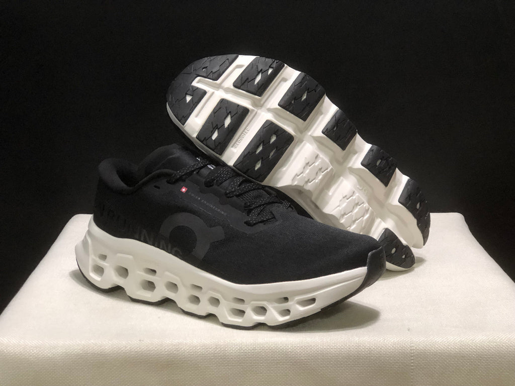On Cloudmonster 3 Running Sneakers Black White