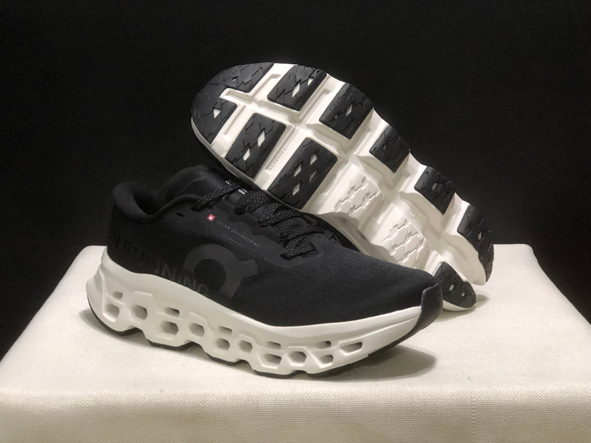 On Cloudmonster 3 Running Sneakers Black White