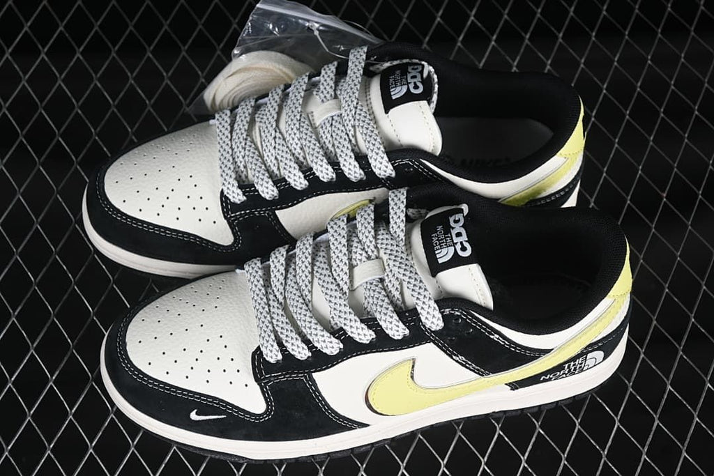 Nike SB Dunk Low Black White Yellow Sneakers