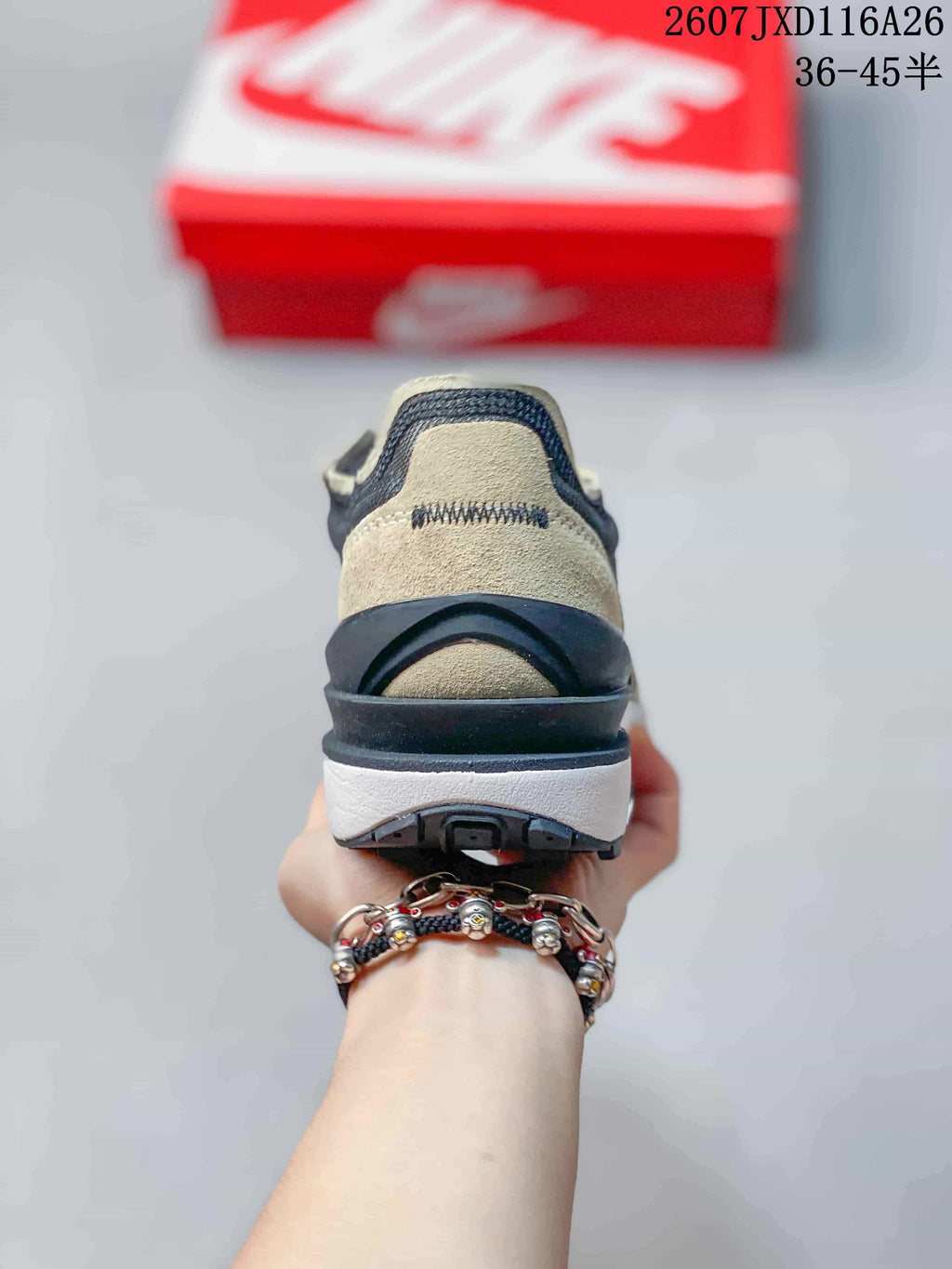 Nike Waffle One GS Sneakers Black and Brown