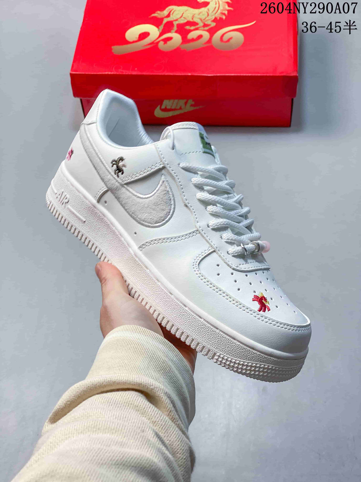 Nike Air Force 1 Low White Year of the Horse Sneakers