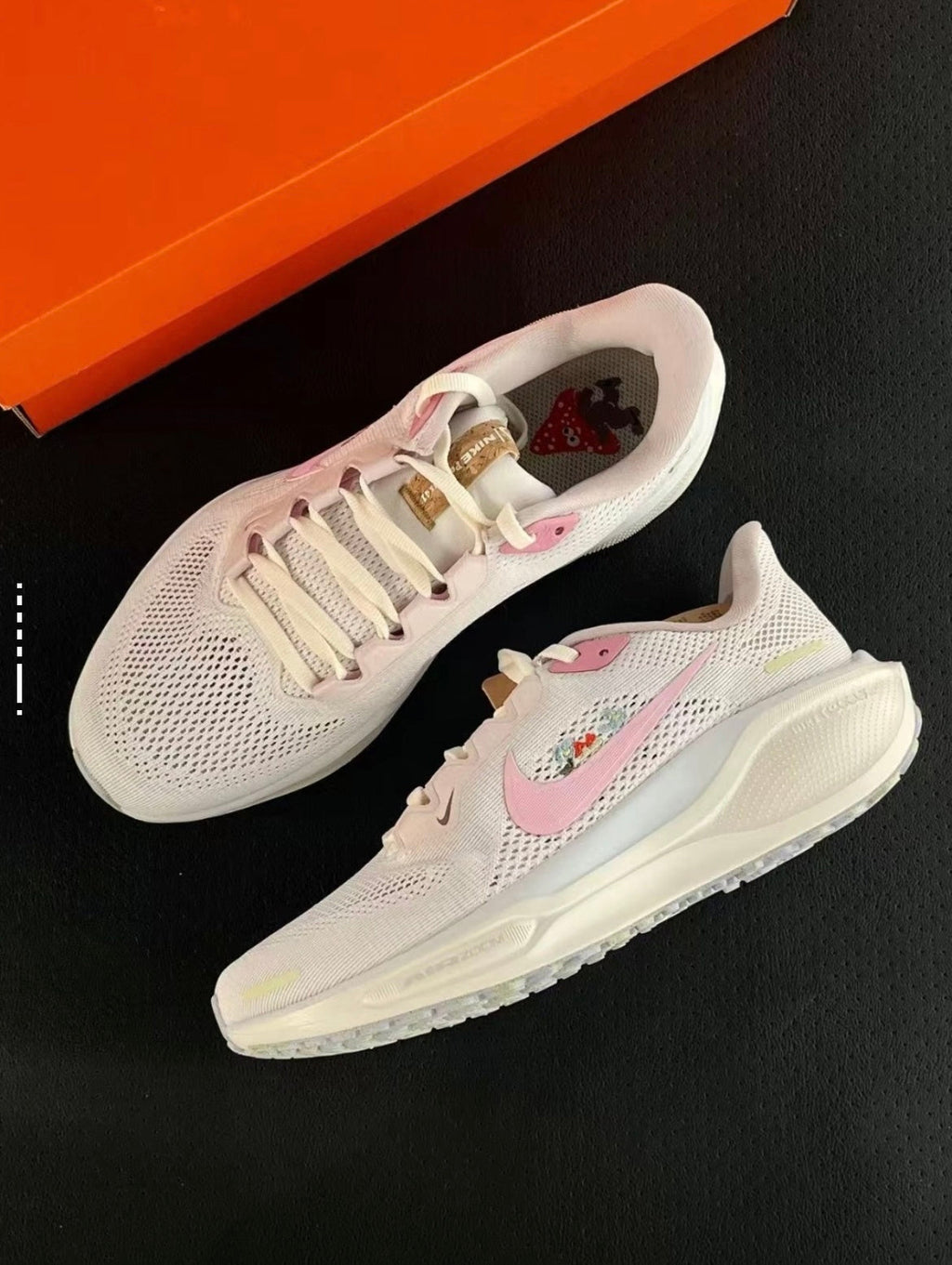 Nike Pegasus 41 Running Shoes, White and Pink, IB8882-161