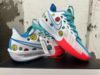 Nike Basketball Shoes with Colorful Smiley Graphics