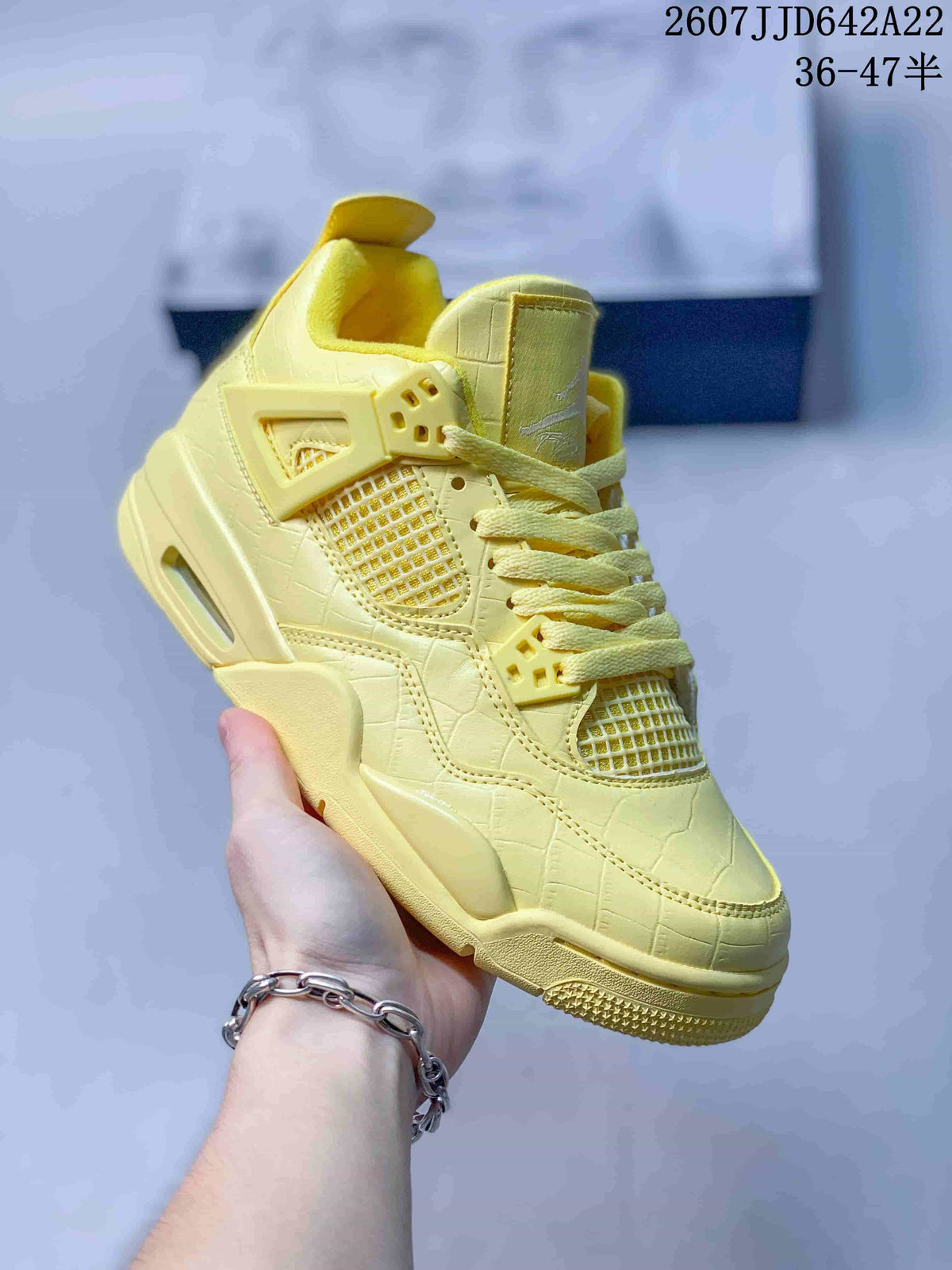 Nike Air Jordan 4 Retro Yellow Sneakers IW2872-700