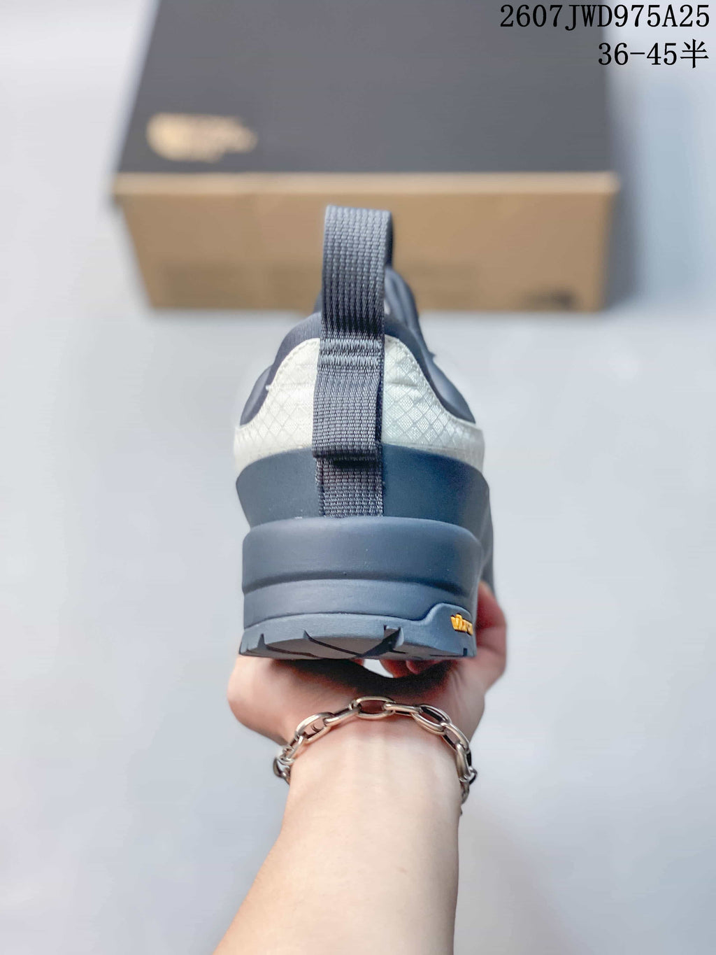The North Face Hiking Sneakers Gray and White 2607JWD975A25