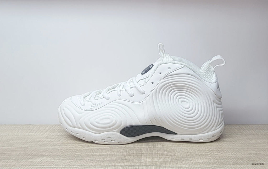 Comme des Garçons x Nike Air Foamposite One SP White Sneakers
