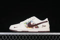 Nike SB Dunk Low Dior Graffiti White Burgundy Sneakers