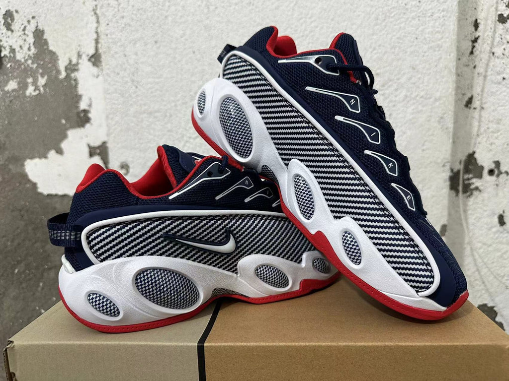 Nike Air Kukini Sneakers in Navy, Red and White