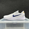 Nike Kobe Basketball Shoes in White and Blue