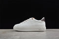Time Out Low White Platform Sneakers
