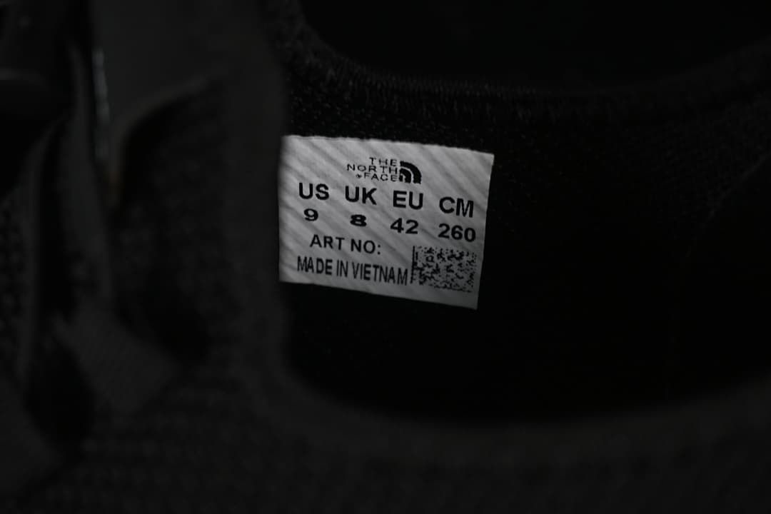 The North Face 8912 Black Casual Outdoor Sneakers