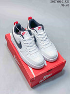Nike Court Borough Mid BG Sneakers White Black Red