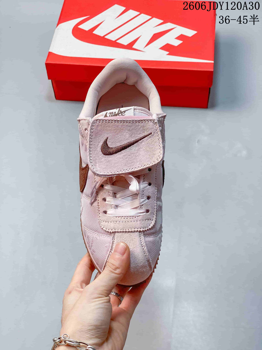 Nike Classic Cortez Pink Brown Retro Sneakers IR1
