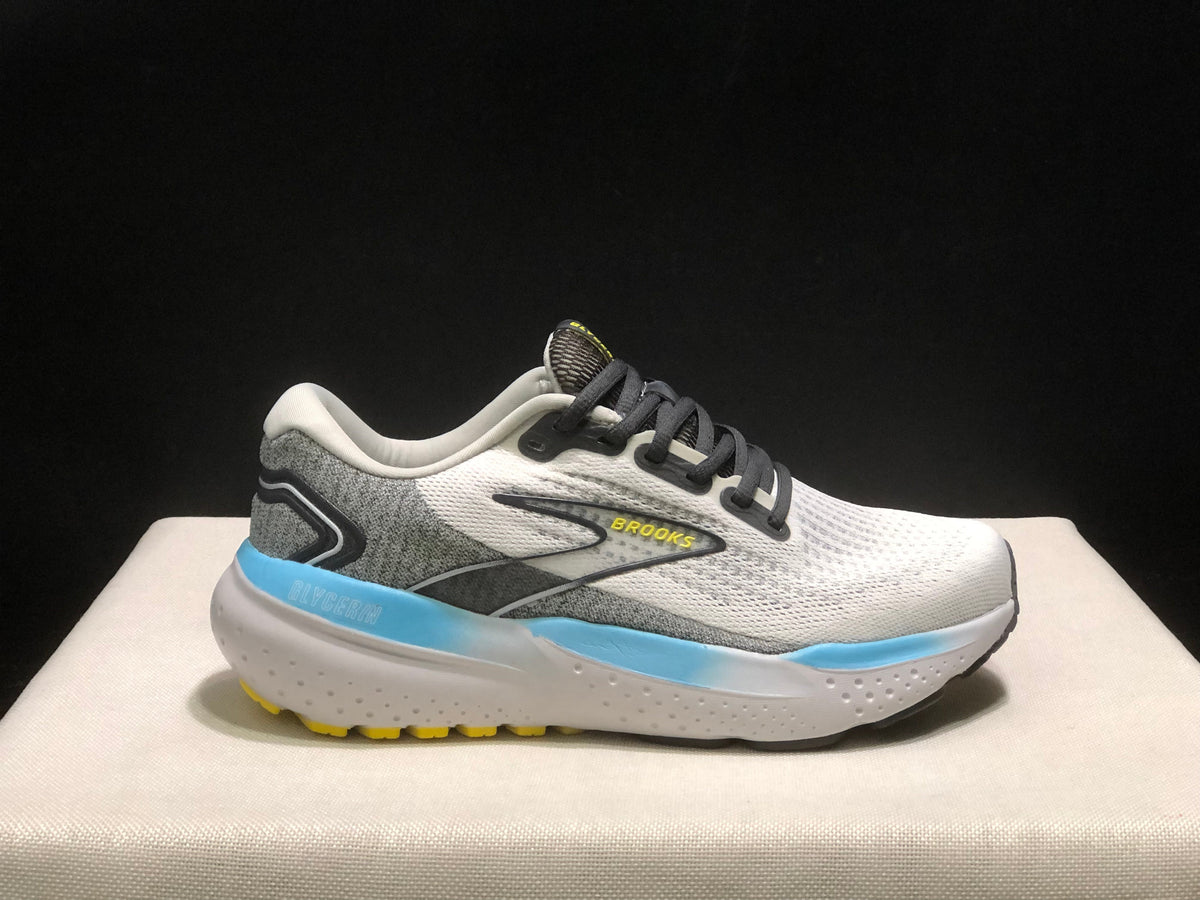 Brooks Glycerin 21 Men's Running Shoes White Grey