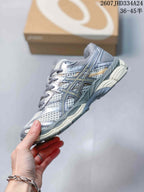 ASICS Gel-Kayano 14 Gray Mesh Sneakers 2607JHD334A24