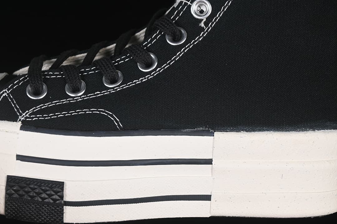 Rick Owens DRKSHDW x Converse Chuck 70 High-Top Black