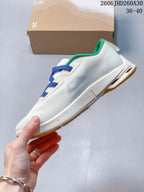 On Cloudnova Moon Sneakers, White, Blue and Green