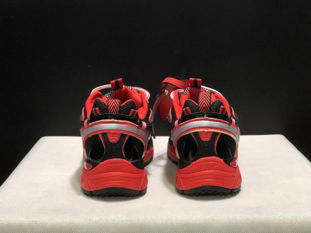 OFF-WHITE Be Right Back Sneakers Red Black White