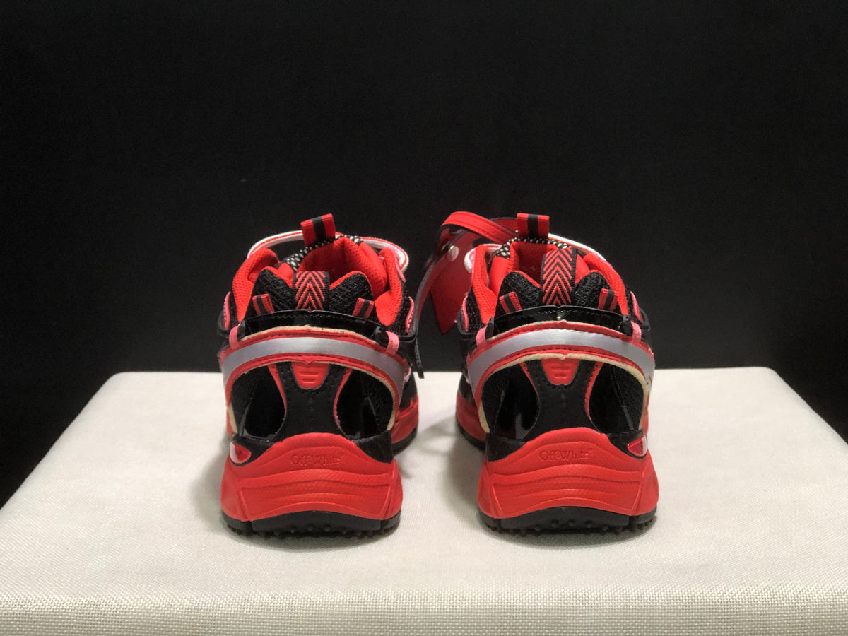 OFF-WHITE Be Right Back Sneakers Red Black White