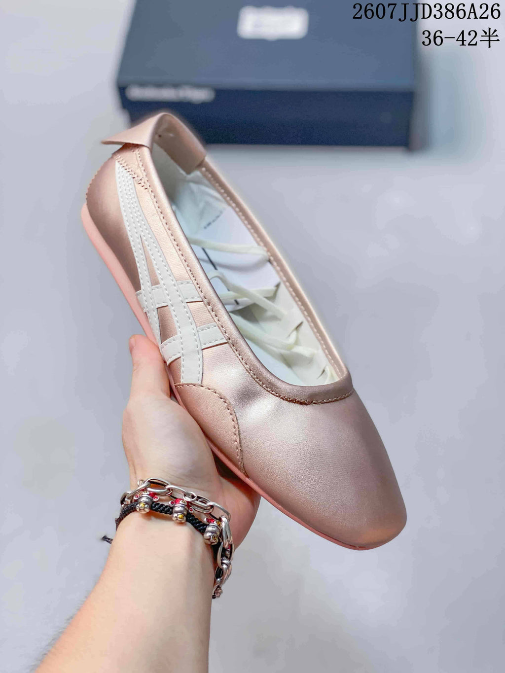 Onitsuka Tiger GYMNARINA Pink Mary Jane Shoes 07JJD386A26