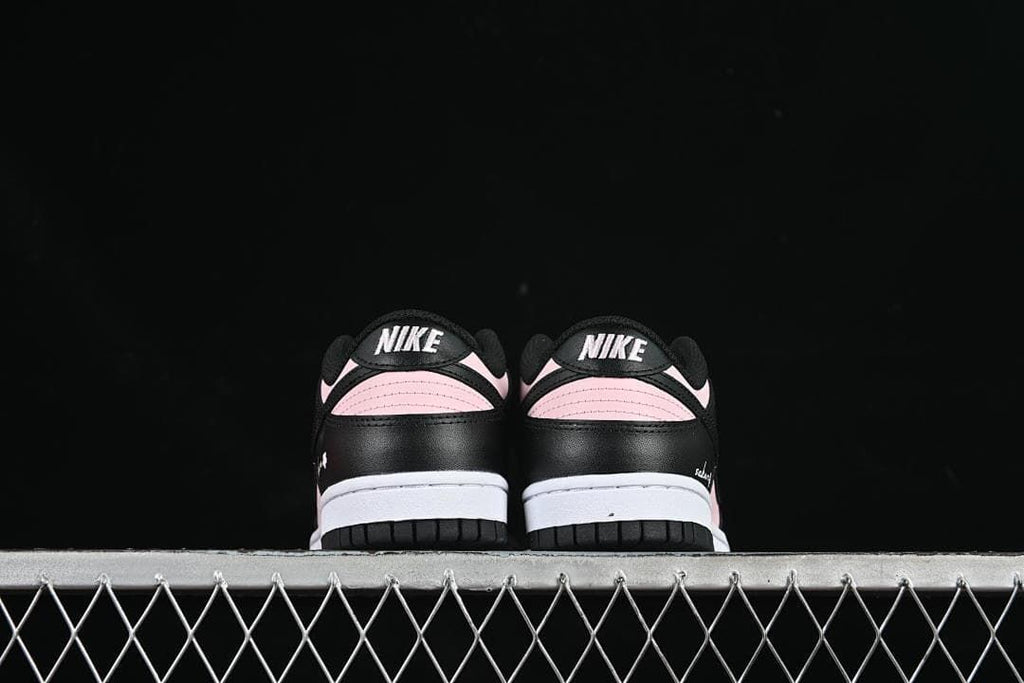 Nike Dunk Low GS Black and Pink CW1590-100 Sneakers