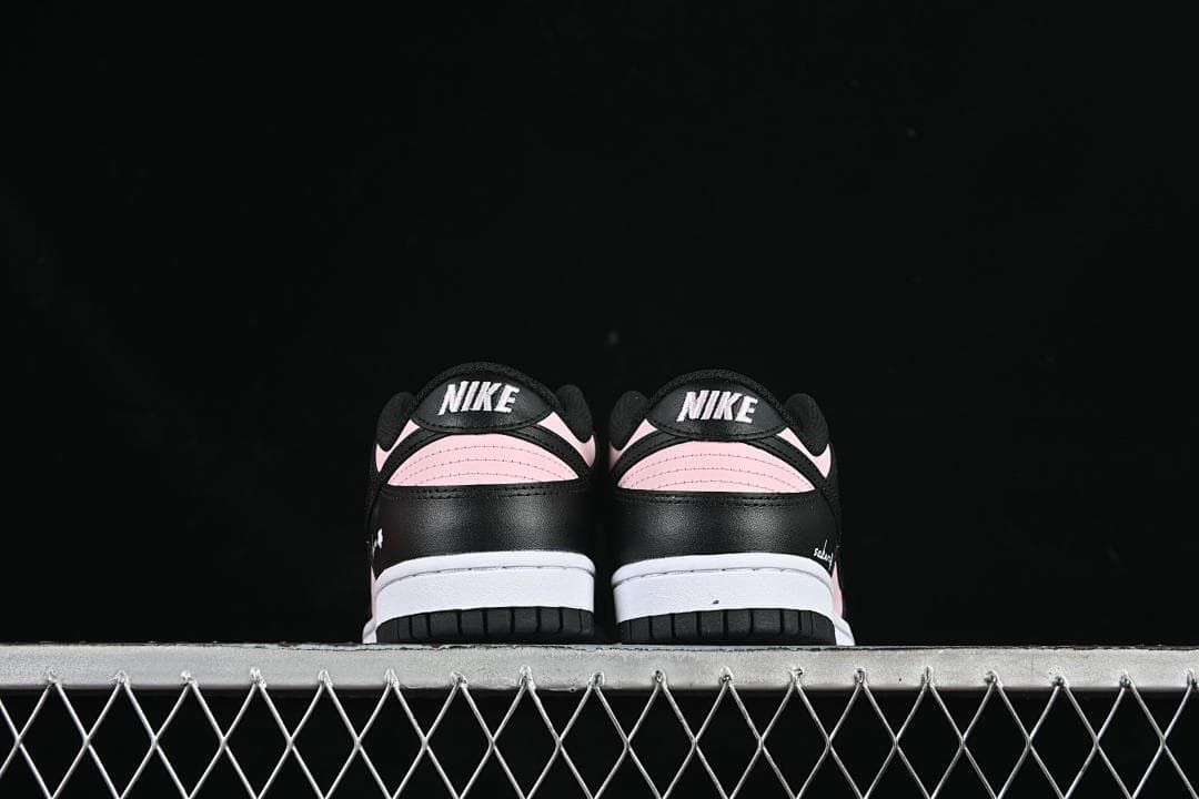 Nike Dunk Low GS Black and Pink CW1590-100 Sneakers