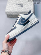 Nike Air Force 1 Low White Navy Yellow Sneakers