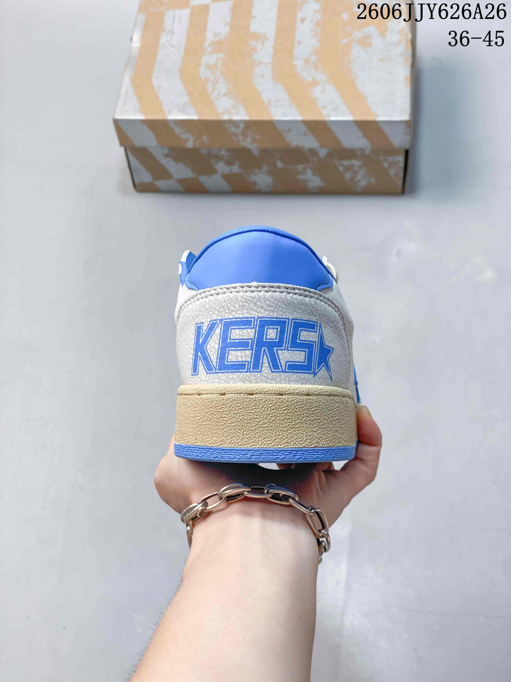 Golden Goose SURARN Sneakers White Blue 2606JJY626A26