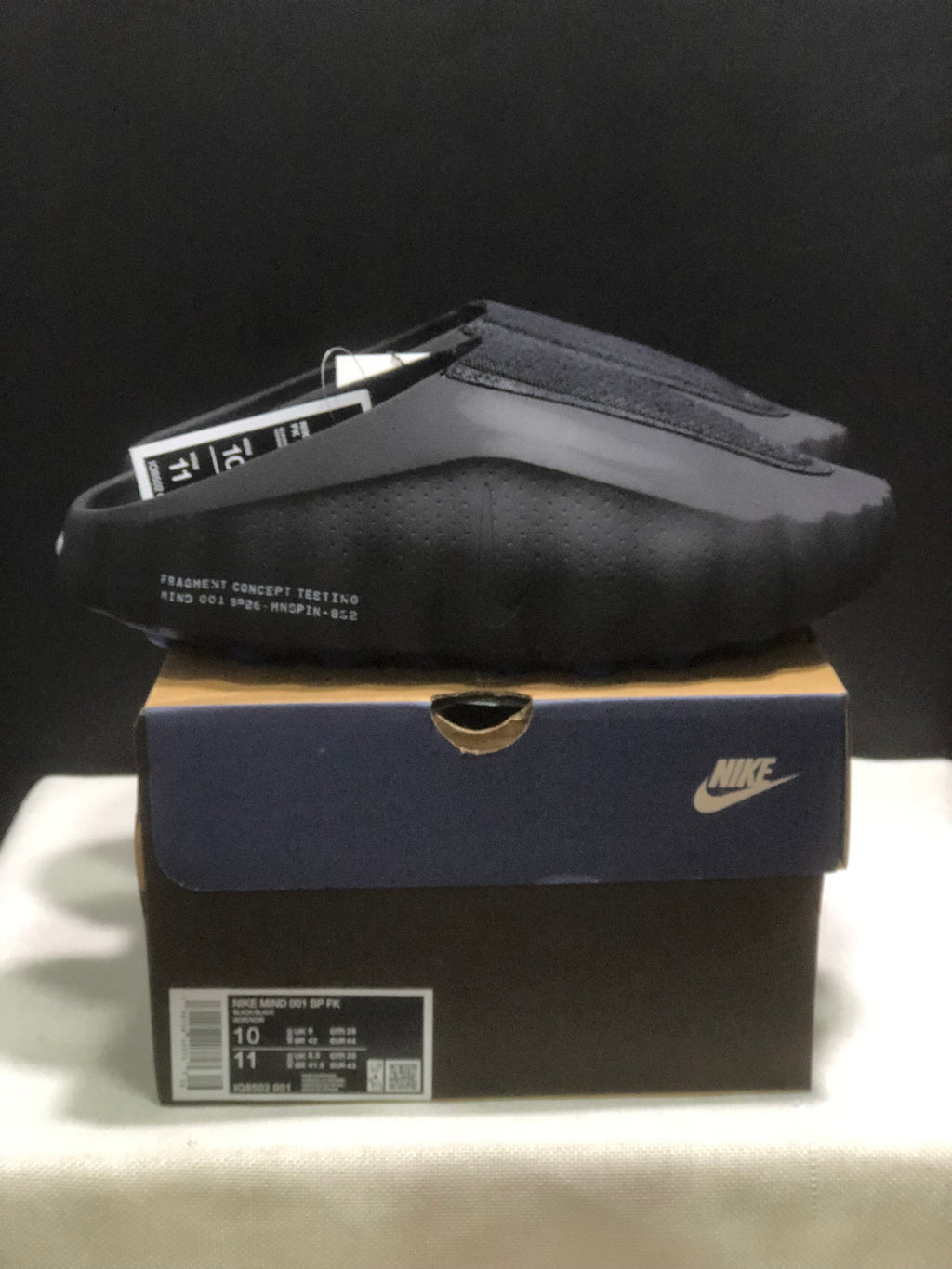 Nike Mind 001 SP FK Slides Black IQ8502-001