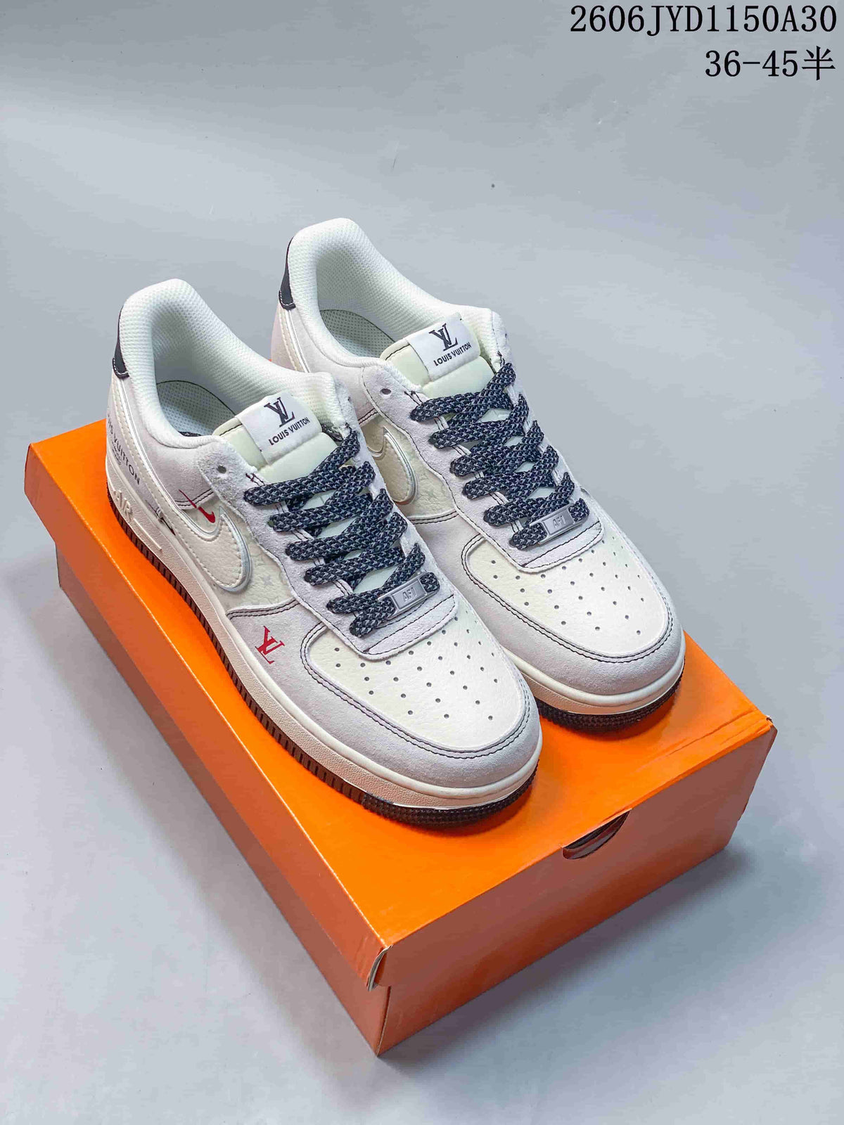 Nike Air Force 1 '07 Low Black and White Graffiti Sneakers