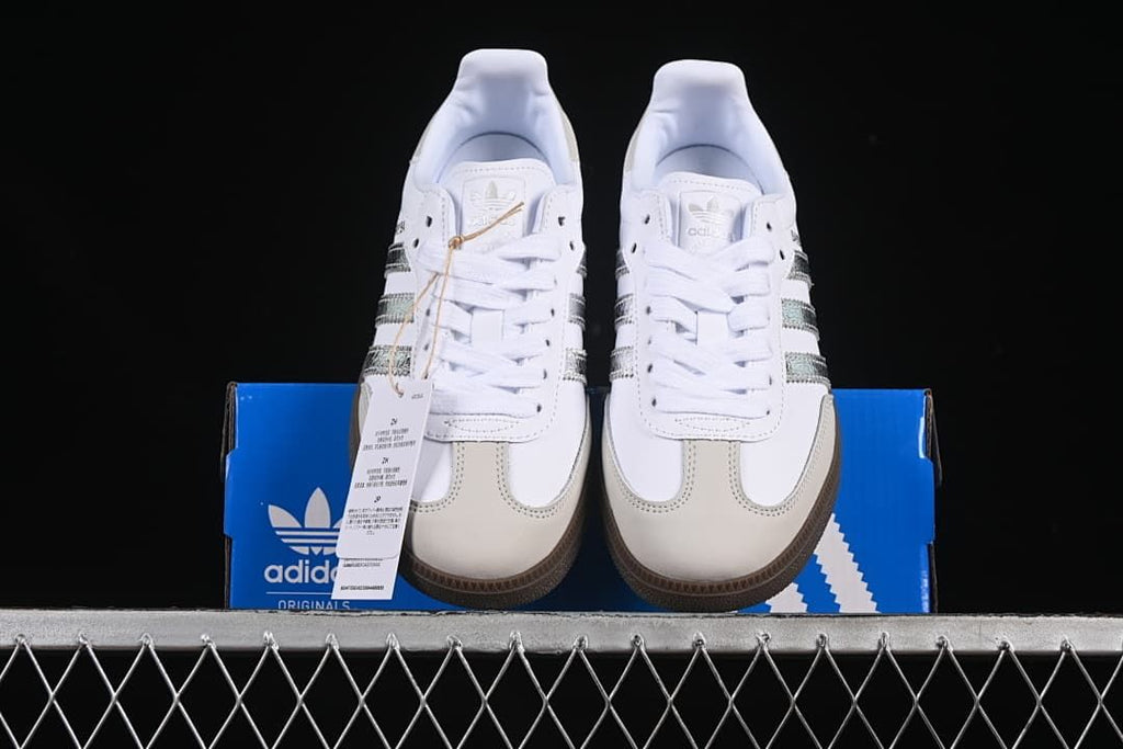 adidas Samba OG JI2725 White Silver Sneakers