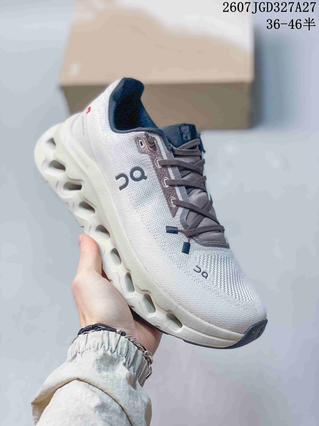 On Cloudtilt White and Gray Training Sneakers 2607TGD327A27