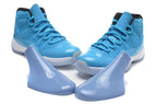 Air Jordan 11 High Sneakers in Blue and White